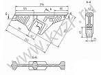 Колосник 00.1603.039 (0-40-10 тип II)