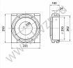 Корпус подшипника заднего вала Т 220.04.002